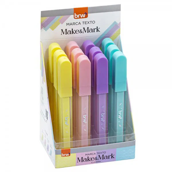 MARCA TEXTO BRW - MAKE & MARK PONTA FINA