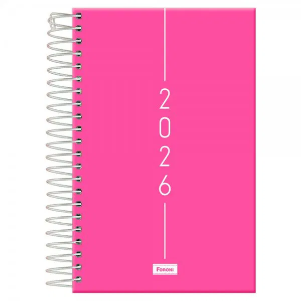 AGENDA FORONI CLIFF ROSA ESPIRAL 2026