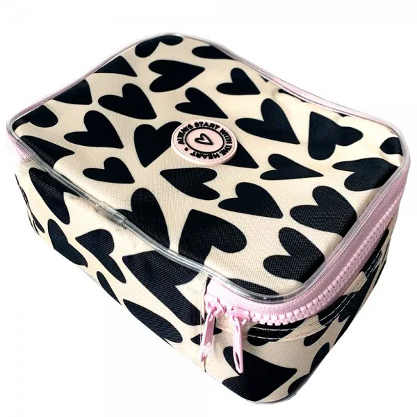 ESTOJO VINI BOX HEARTS BLACK 33260