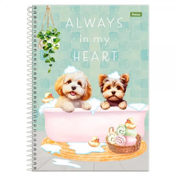 CADERNO 80FLS FORONI FURFRIEND