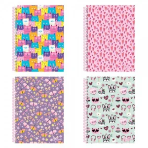 CADERNO 01X1 CD.80FLS ANIMATIVA LOVE