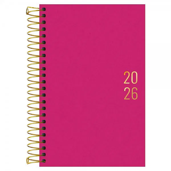 AGENDA TILIBRA NAPOLI ROSA ESPIRAL M5 2026