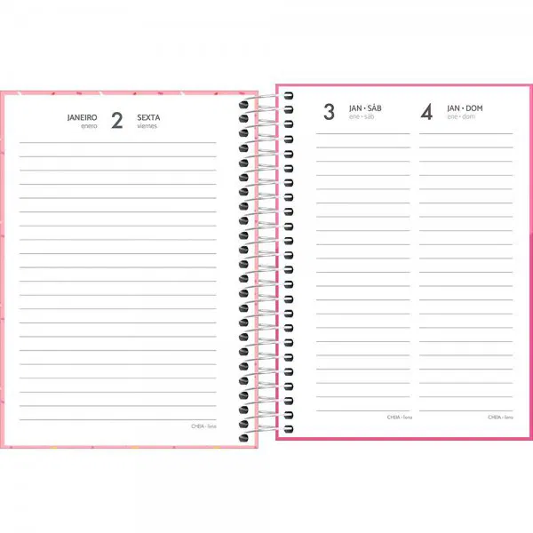 AGENDA TILIBRA SPICE FEMININA ESPIRAL M5 2026 - Imagem 2