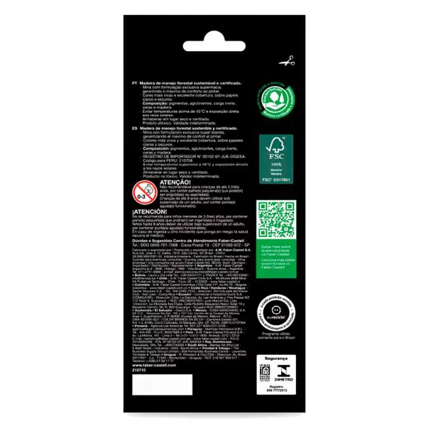 LAPIS 12 CORES FABER CASTELL SUPERSOFT - Imagem 4