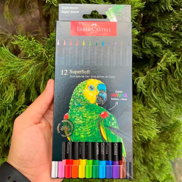 LAPIS 12 CORES FABER CASTELL SUPERSOFT - Imagem 5
