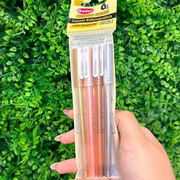 CANETA GOLLER 1.0 METALLIC COLORS